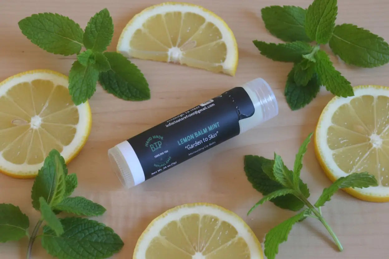 Infinite Storefront BTP Lemon Balm Mint Lip Balm | Better Than Petroleum for Dry Skin - Infinite Storefront