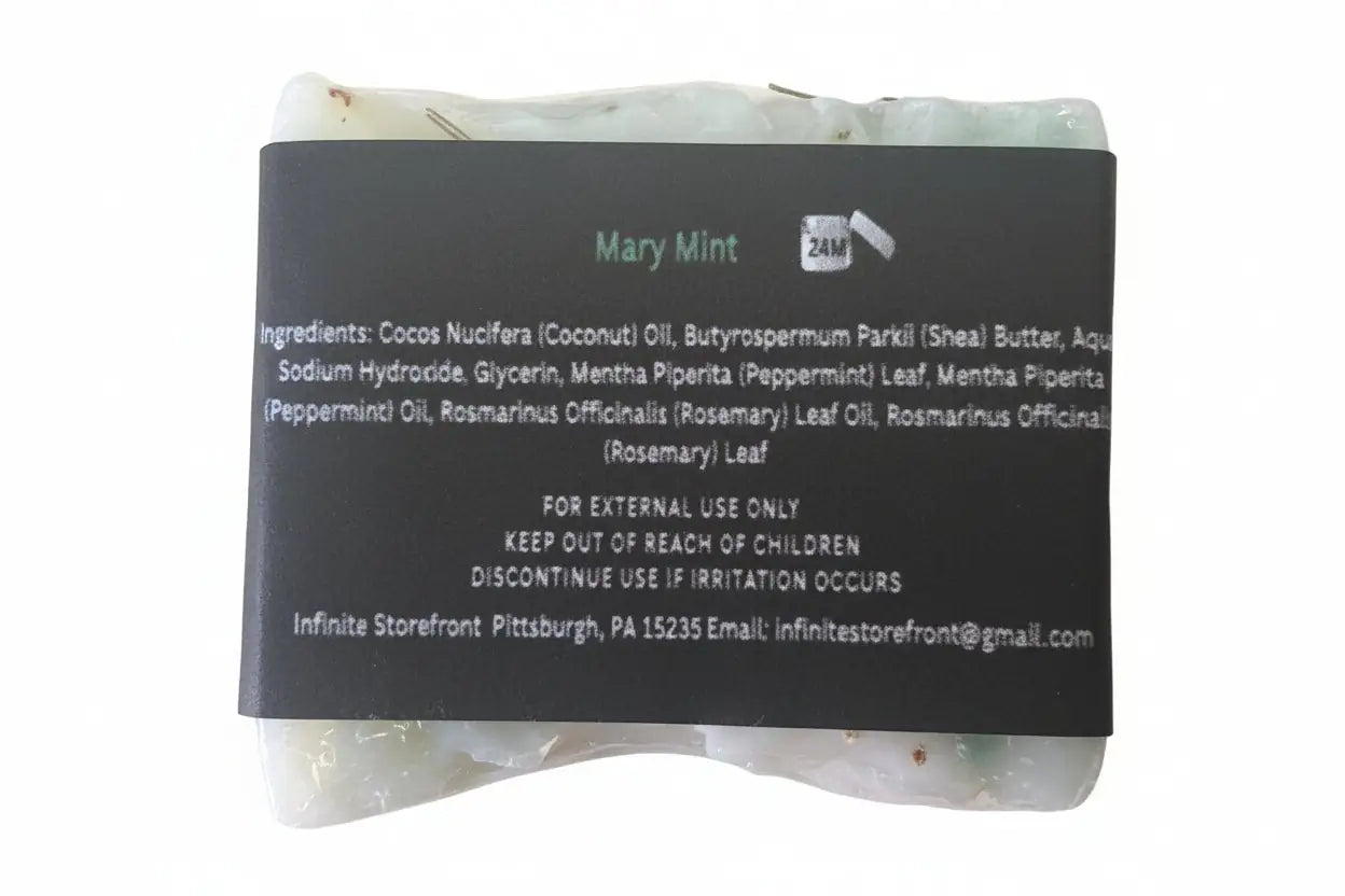 Mary Mint Cold Process Soap - Infinite Storefront